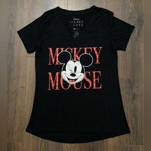 Women’s Disney Black Mickey Mouse Graphic T-shirt S